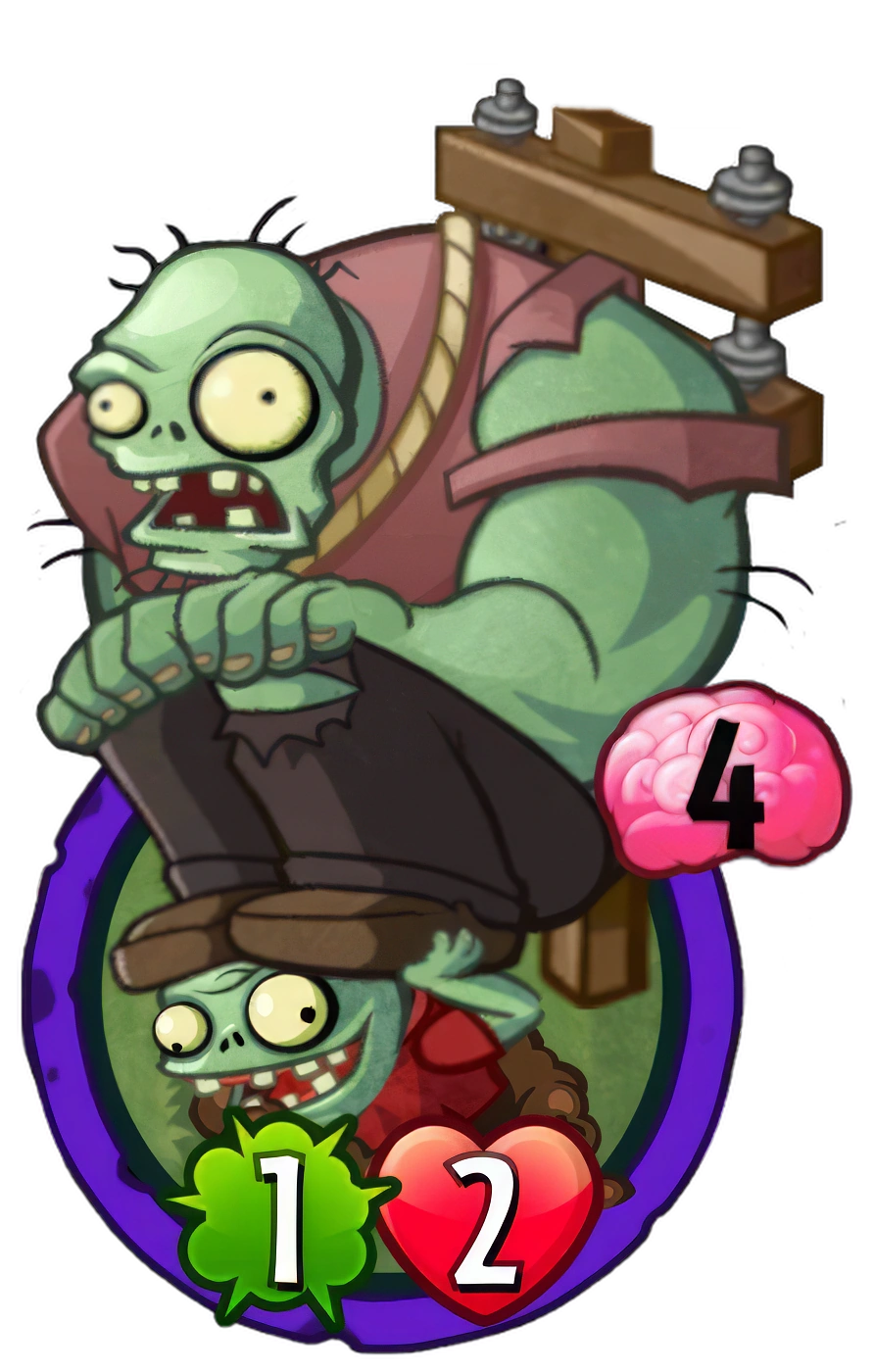 Gargantuar-Throwing Imp — Plants vs. Zombies Heroes card