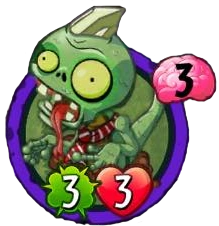 Gizzard Lizard — Plants vs. Zombies Heroes card