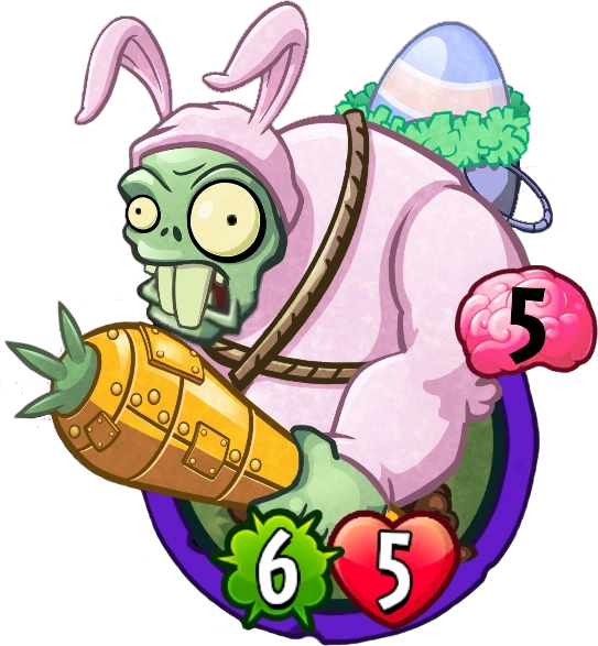 Hippity Hop Gargantuar — Plants vs. Zombies Heroes card