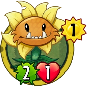 Primal Sunflower — Plants vs. Zombies Heroes card