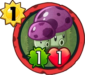 Shroom For Two — Plants vs. Zombies Heroes card