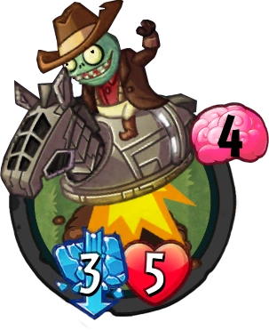 Space Cowboy — Plants vs. Zombies Heroes card