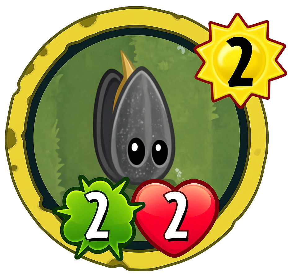 Sunflower Seed — Plants vs. Zombies Heroes card